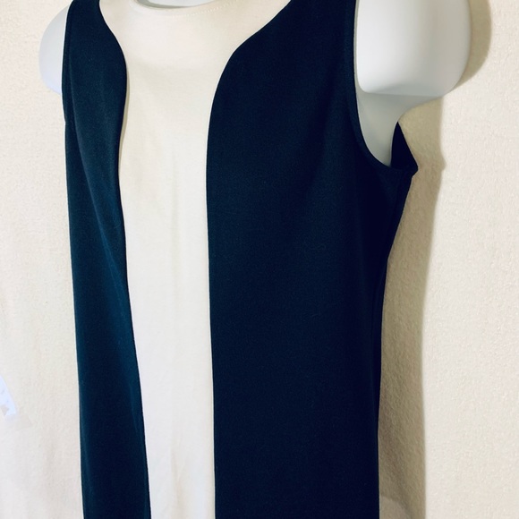 Black/Ivory Mod Mid Length Fever Small Dress - Picture 2 of 6